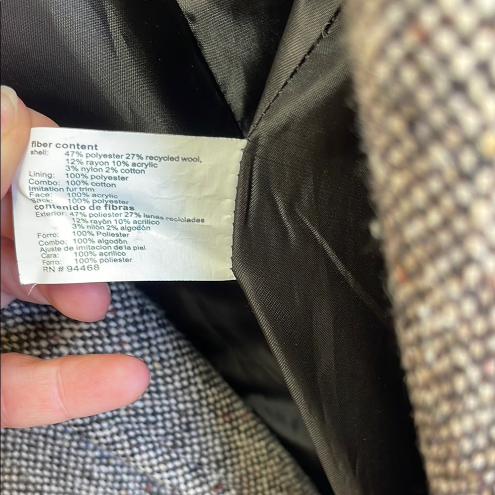 Esprit Brown Military Field Jacket - Picture 4 of 7